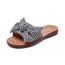Sandales Pour Femmes Pantoufles A Bout Ouvert Papillon Mignon Chaussure Robe De Soiree De Mariage Style Simple Noir Noir Achat Vente Sandale Nu Pieds Cdiscount