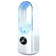 Climatiseur Évaporatif Portable Silencieux 2026 – Ventilateur Rafraîchissant sans Pales, 300 ml, 6 Vitesses, Refroidisseur (Blanc)