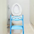 Réducteur de toilette pliable pour enfant HUOLE - Siège d'apprentissage de la propreté - Bleu-0