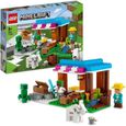 LEGO® 21184 Minecraft La Boulangerie, Jouet de Village, Figurines de Creeper, Épée et Animal, Cadeau Anniversaire dès 8 ans-0