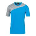 Maillot de handball Kempa Core 2.0 Shirt coloris Bleu Kempa - Gris foncé chiné-0