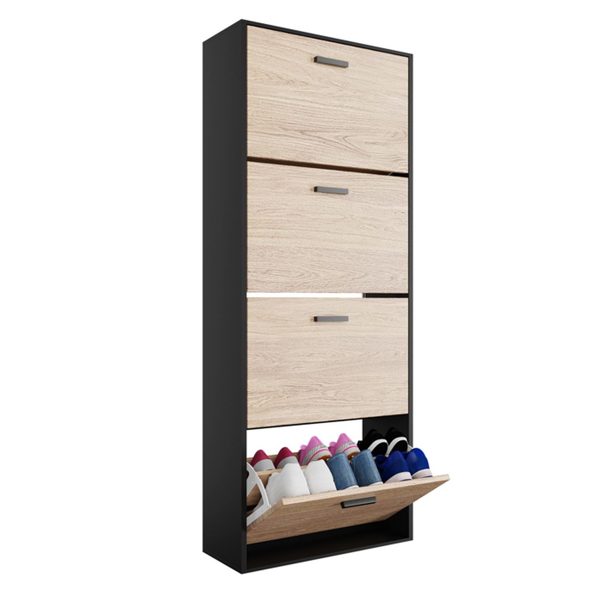 Meuble chaussures Armoire chaussure Grande capacité Rangement 24
