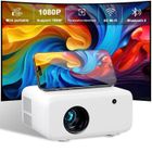 VISULAPEX Vidéoprojecteur V3 Pro Full HD 1080P Supportée - Mini Projecteur Portable 5G WiFi Bluetooth Bidirectionnel