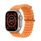 LCENBK Montre Connectée Femme homme SmartWatch de Fitness Options Appels, Bluetooth, Calories - IP68 Etanche - Orange