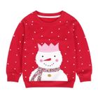 Sweat-Shirt Bébé Filles AMZBARLEY - Manches Longues - Coton - Rouge