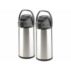Pichet Isotherme Rosenstein & Söhne - 5 L, Acier Inoxydable Double Paroi, Maintient Chaud 12h/froid 24h