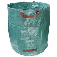 laoonl Sac à déchets de jardin 272 L – Sacs poubelles réutilisables, sac à herbe pour feuilles de gazon, piscine, jardinage, s A118