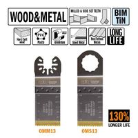 32MM Lame plongeante et de coupe à ras Extra-Long-Life pour bois et métaux OMM13-X1