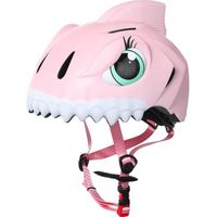 Casque vélo enfant SURENHAP Shark 3D rose - Taille S - Tour de tête 50-54 cm - EPS + PC
