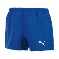 Short sans poches Puma Speed Rugby bleu 100 % polyester
