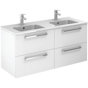 Ensemble Meuble Ancoflash 2 Tiroirs 70cm Anconetti Blanc
