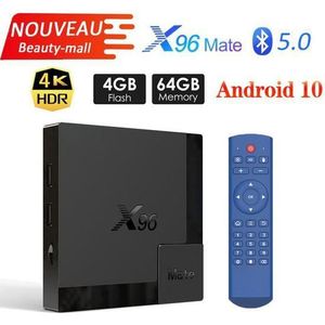 X96Q Pro TV Box 2GB/16GB – Android 10.0, 4K, WiFi, LAN, Con Telecomando E Cavo HDMI, Trasforma La Tua TV In Smart TV