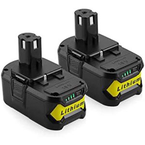 BATTERIE MACHINE OUTIL 0Ah Li [2 Packs] 18V 5Ion Remplacement De Batterie