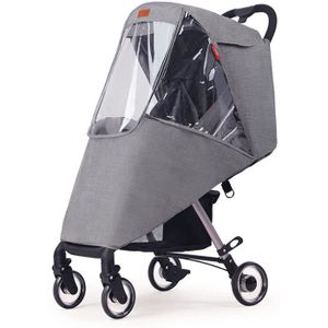 Housse de pluie pour poussette bébé Linen gray warm rain cover lin gris universel pratique pratique pour poussette bébé landau housse de pluie anti-poussière 