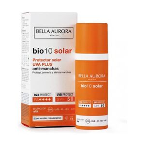 SOLAIRE CORPS VISAGE Bella Aurora+Bio 10 Solar Grape Plus Peau sensible SPF50 50 ml de crème
