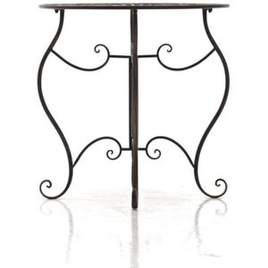 TABLE DE JARDIN  Tables de jardin CLP Table de Jardin Ronde Indra a