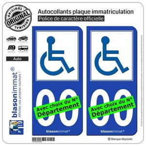 2 Autocollants Plaque immatriculation Auto MC Automobile Club de Monaco Blason