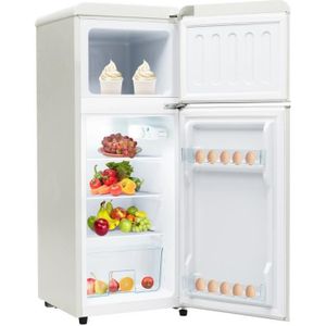 Smeta 208L Haut congélateur double porte réfrigérateur frigo Vintage Retro  - Chine Réfrigérateur rétro et rétro Frigo prix
