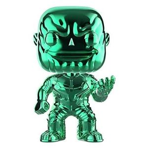 FIGURINE - PERSONNAGE Figurine Marvel - Infinity War - Thanos Chrome Vert - Pop 10 cm