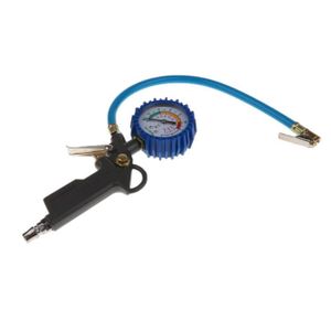 Yous Auto Manom/ètre pression pneumatiques 220 PSI Manom/ètre Gonfleur Roues voiture avec tuyau en caoutchouc de 50 cm pour v/éhicules moto v/élo et camion etc