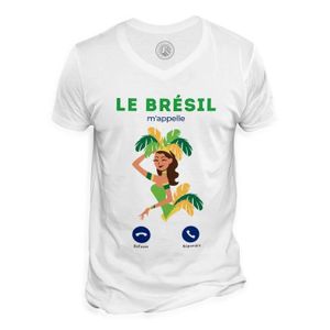 T shirt bresil - Cdiscount