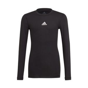 T-SHIRT DE COMPRESSION T-Shirt de Compression Adidas Techfit pour Enfant - Noir - Manches Courtes - Sport Football