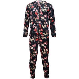 Ensemble de vêtements Enfants Filles Tenue Jogging Velours Floral Imprim