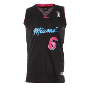 MAILLOT DE BASKET-BALL Miami Maillot de basket Noir Sport zone