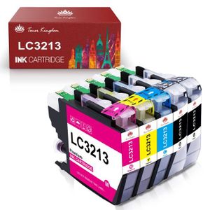Cartouche d'encre Brother LC421XL noir et couleur - Pack de 4 Cartouches  compatibles Brother GRANDE CAPACITÉ