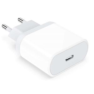 25W 4-Pack Rapide Chargeur Replacement for iPhone 11 12 13 14/14 Plus / 14  Pro / 14 Pro Max/SE/X/XS/XR 8 7 6 6S Mini, iPad, AirPods, Prise avec 2M  Cable Type C