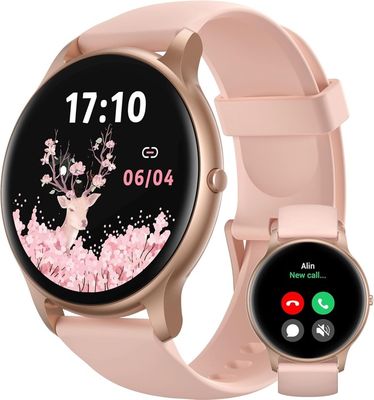 Parsonver Montre Connectée ROSE Étanche IP68, Moniteur Sommeil