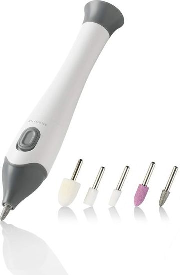 Ponceuse électrique Sans Fil Pour Ongles Gel UV Et Résine – Kit Avec 5 Embouts