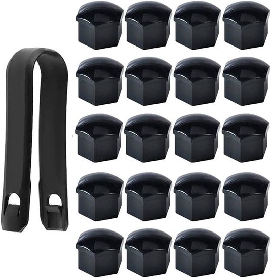 Cache-Écrous Universels Bseical - Lot De 20 - 17/19/21mm - Protection Roue