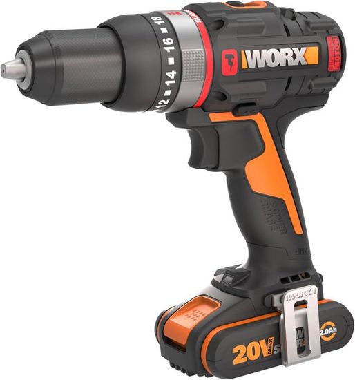 Perceuse à Percussion WORX Nitro 18V Sans Fil - Moteur Sans Balais, 60Nm, Mandrin 13mm