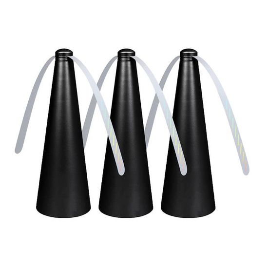 Lot De 3 Ventilateurs Anti-mouches De Table Rechargeables USB - Silencieux, Pour Terrasses Et Restaurants - 2