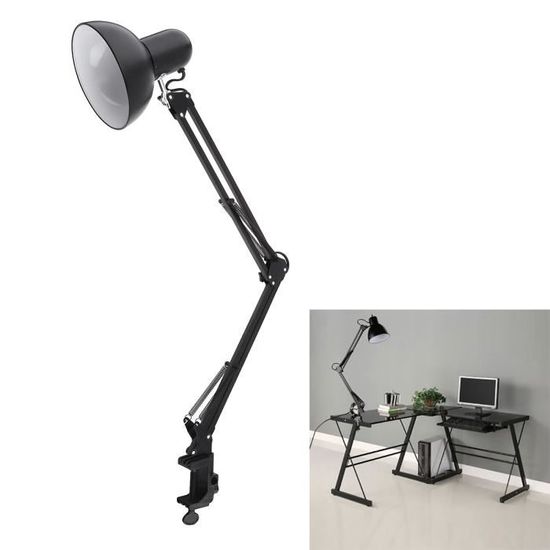 Lampe De Bureau à Pince Avec Bras Flexible - 12 LED Dimmables, Blanche, Certifiée CE - 5