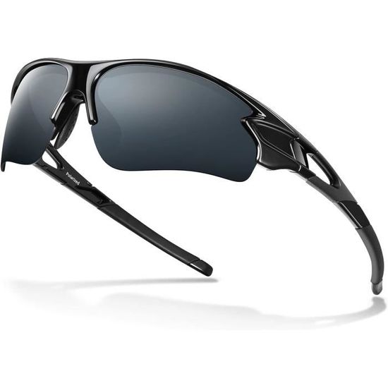 Lunette De Soleil Sport Polarisée Homme Femme Pour Velo Cyclisme Moto ...