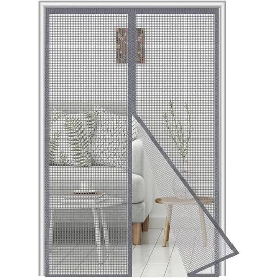 Moustiquaire Porte Magnétique 160x215 Cm Fibre De Verre