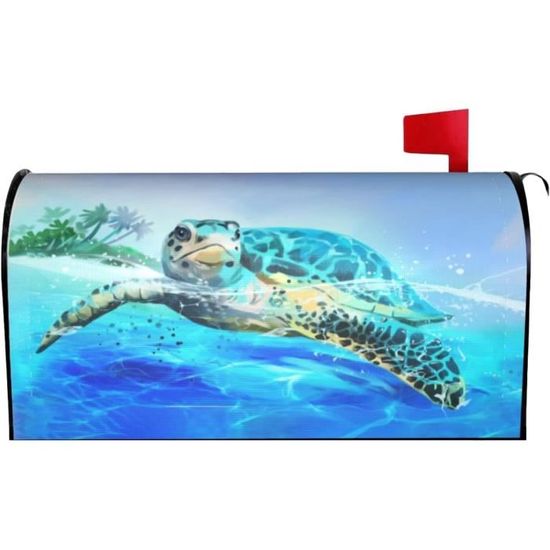 Wamika Couverture Magnétique Pour Boîte Aux Lettres D'été Avec Fleurs