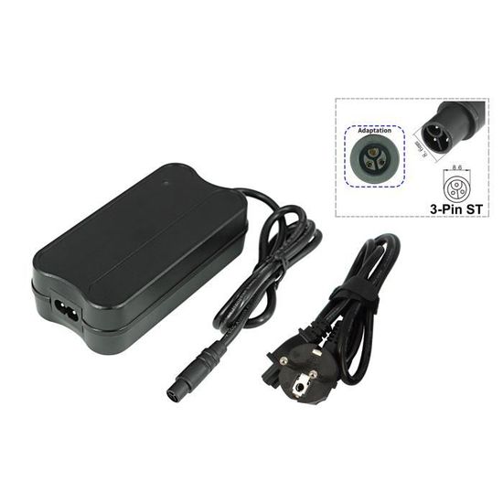 PowerSmart Chargeur de velo electrique 36V 2A 3 broches CS080L1002 Cdiscount Sport