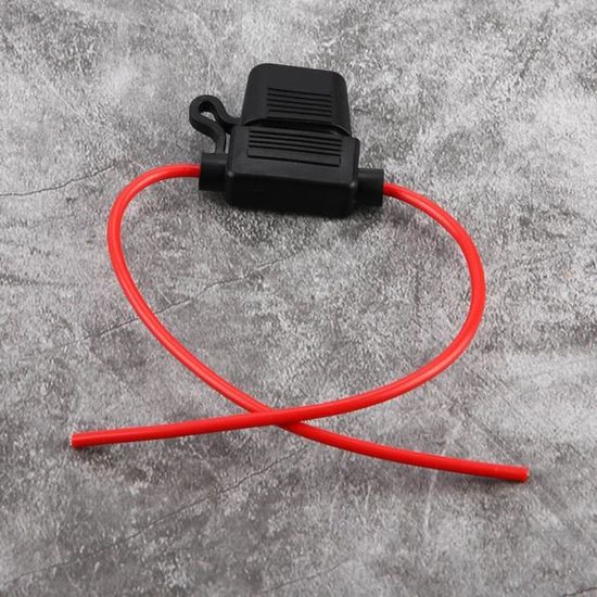 5 Porte-fusibles à Lame étanches Avec Fil - 12V 30A, Pour Voiture, Camping-car, Bateau - Installation Facile Et Fiable - 5