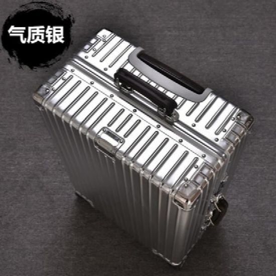 OLOTU Nouvelle Valise de Mode de Luxe Tout en Aluminium Bagage à roulettes de Voyage Multifonctionnel Partition Spinner Continuer sur Le boîtier de Chariot