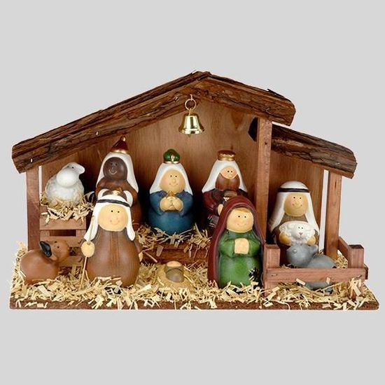 Crèche de Noël complète SainteLaurence Cdiscount Maison