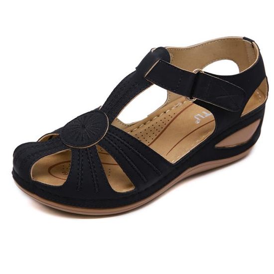 Allbestop Sandales été pour Femme, Chaussures Femme Compensées Chaussures Orthopédiques Été Sandales à Talons Inclinés pour Femmes Escarpins Petit Talon Nus Pieds Confortable(Blanc,37 Allbestop Sandales été pour Femme, Chaussures Femme Compensées Chaussures Orthopédiques Été Sandales à Talons Inclinés pour Femmes Escarpins Petit Talon Nus Pieds Confortable(Blanc,37
