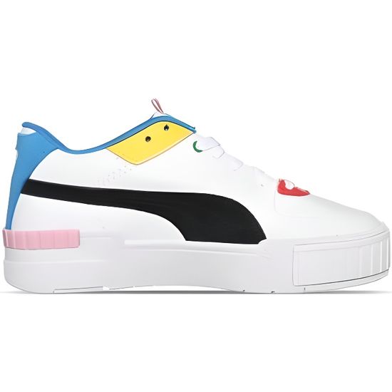 Basket Femme Puma Cali Sport International Game 381826 01 Blanc Cdiscount Chaussures