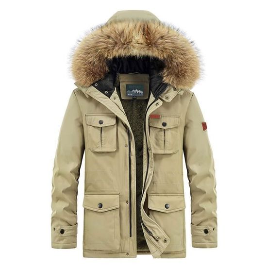 Parka homme sales capuche amovible