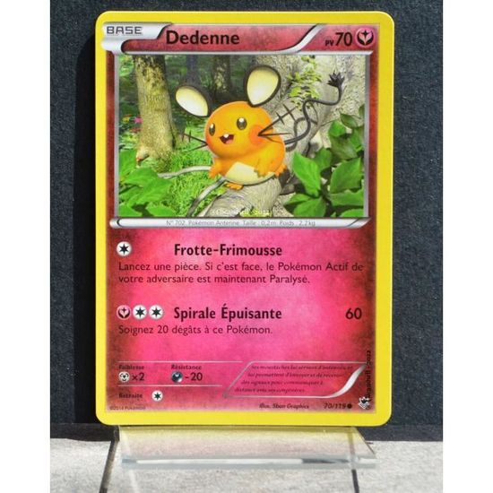 Carte Pokémon Holo Reverse Dedenne 70 PV 70/119 (Vigueur Spectrale