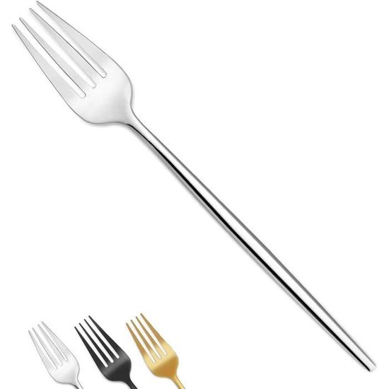 Lot De 6 Fourchettes De Table Acier Inoxydable 18/10 Or Rose 21,3 Cm - Élégantes Et Durables