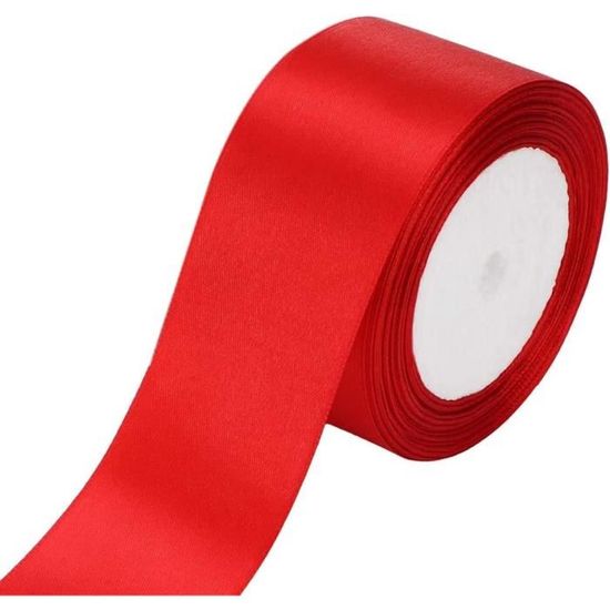 Ruban Satin Rose Gold 25mm X 22m - Pour Cadeaux, Mariage, Décoration - Couture Et Artisanat Ruban Noir