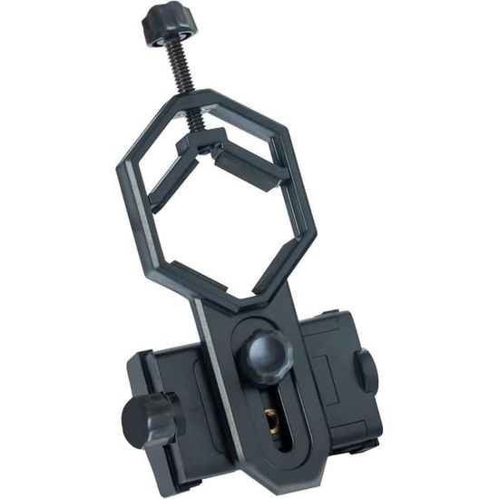Support Universel Pour Smartphone - Compatible Jumelles, Télescopes, Microscopes (Téléphones De 5 à 9 Cm)